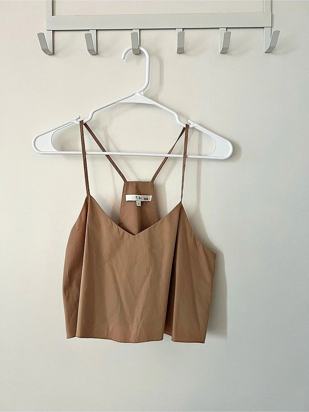 Tibi Brown Camisole